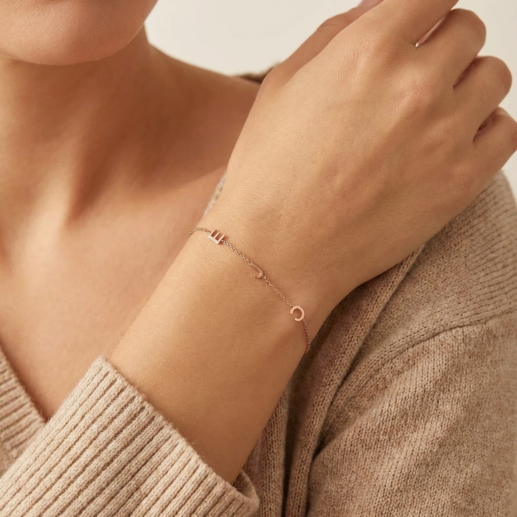 Pulsera personalizada con iniciales