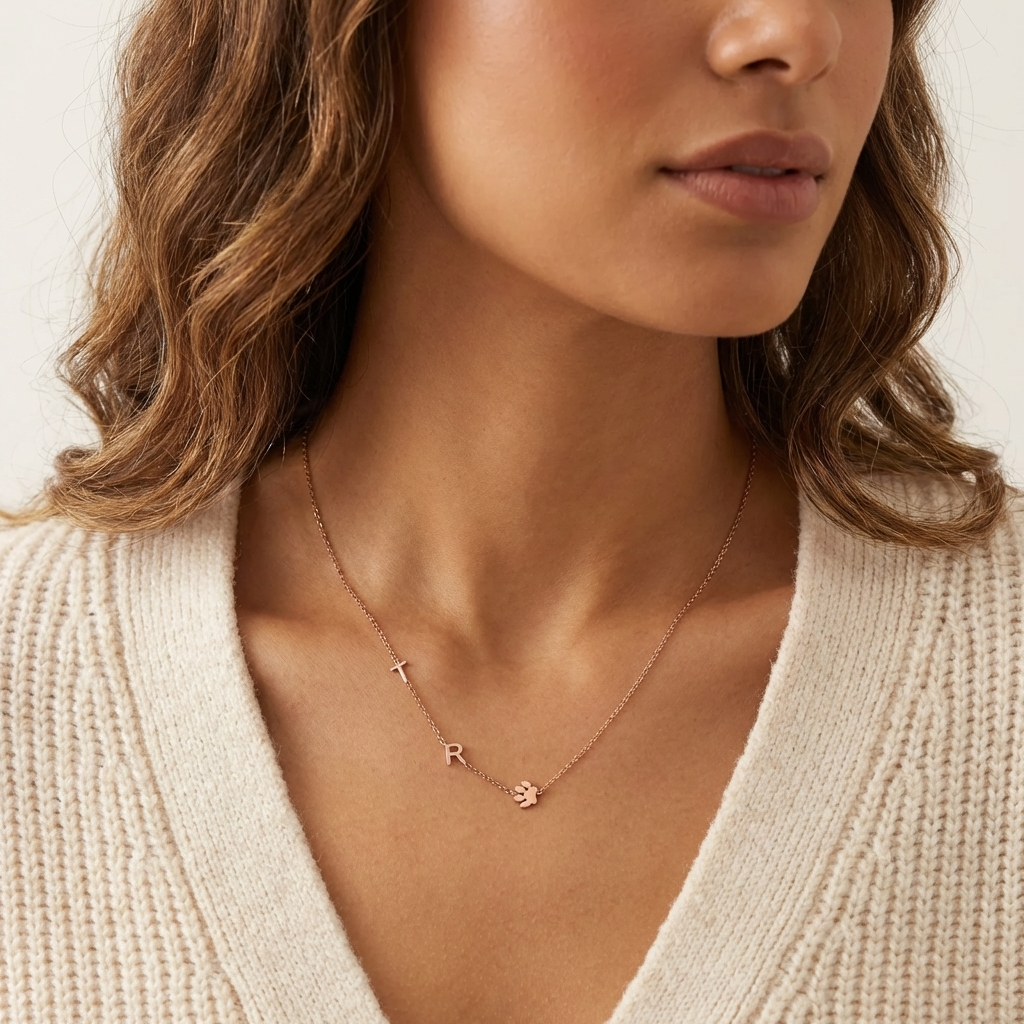Collar personalizado con iniciales