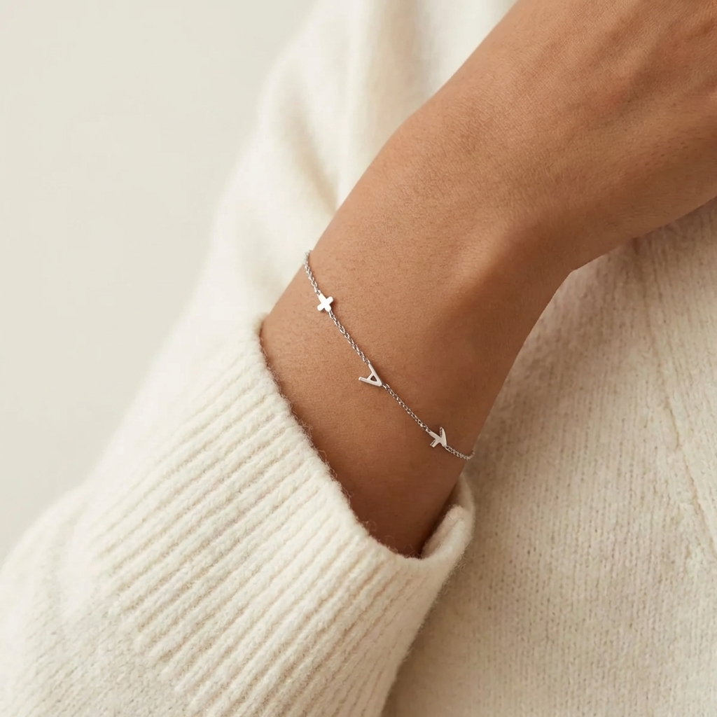 Pulsera personalizada con iniciales